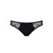 Трусики-сліпи з мереживною сіточкою Passion DINA THONG L/XL, black SO5340 фото 5