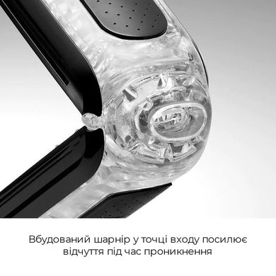 Мастурбатор Tenga Flip Zero Black, змінна інтенсивність стимуляції, розкладний SO2009 фото