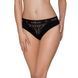 Трусики с широкой резинкой и кружевом Passion PS001 PANTIES M, black SO4160 фото 1