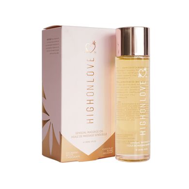 Массажное масло HighOnLove Massage Oil - Decadent White Chocolate (120 мл) с маслом семян конопли SO3056 фото