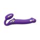 Безремневой страпон с вибрацией Strap-On-Me Vibrating Violet M диаметр 3,3см, пульт ДУ, регулируемый SO3825 фото 3