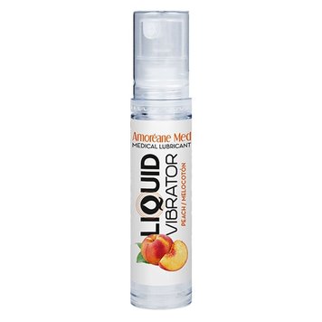 Лубрикант с эффектом вибрации Amoreane Med Liquid Vibrator Peach (10 мл) SO4817 фото