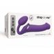 Безремінний страпон з вібрацією Strap-On-Me Vibrating Violet L, діам. 3,7 см, пульт ДК, регульований SO3826 фото 4