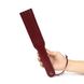 Двосторонній паддл Liebe Seele Wine Red Spanking Paddle, натуральна шкіра SO9456 фото 6