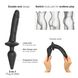 Анальная пробка с дилдо Strap-On-Me SWITCH PLUG-IN REALISTIC DILDO BLACK - L (мятая упаковка) SO6828-R фото 3