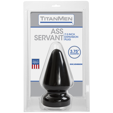 Пробка для фистинга Doc Johnson Titanmen Tools - Butt Plug 3.75 Inch Ass Servant, диаметр 9,4см SO2811 фото