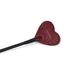 Шльопалка-сердечко Liebe Seele Wine Red Riding Crop with Heart-Shape Tip, натуральна шкіра SO9458 фото 4