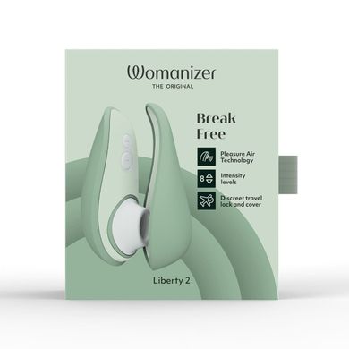 Вакуумный клиторальный стимулятор Womanizer Liberty 2 Sage SX0520 фото