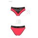 Трусики с широкой резинкой и кружевом Passion PS001 PANTIES M, red-black SO4168 фото 5