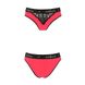 Трусики с широкой резинкой и кружевом Passion PS001 PANTIES M, red-black SO4168 фото 4