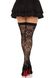 Чулки Leg Avenue Wild rose net thigh highs One Size SX1042 фото 2