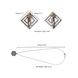 Зажимы для сосков с тяжелой подвеской LOCKINK Adjustable Nipple Clamps with Heavy Pendant - Grey SX0847 фото 9