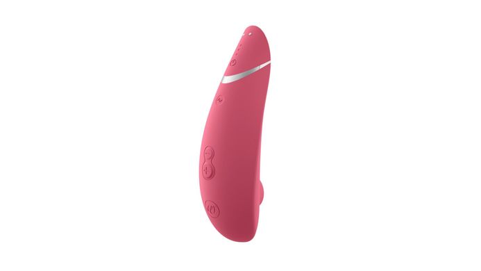 Вакуумний кліторальний стимулятор Womanizer Premium 2 - Raspberry, функції Autopilot та Smart Silenc SO8753 фото