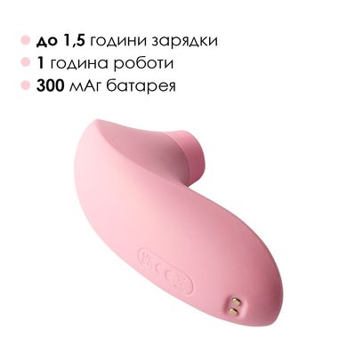 Вакуумний стимулятор Svakom Pulse Lite Neo Pale Rosette керується зі смартфона SO7323 фото