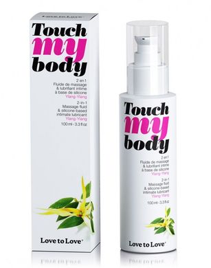 Масажний гель і змазка 2-в-1 Love To Love TOUCH MY BODY Ylang-Ylang (100 мл) зволожуючий SO2700 фото