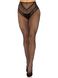 Панчохи Leg Avenue Crotchless Net Tights with Heart Backseam Black One Size SX1051 фото 5