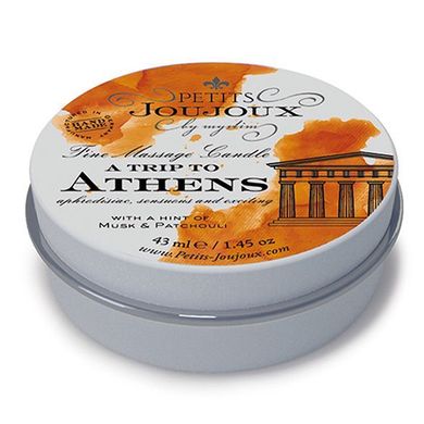 Массажная свечa Petits Joujoux - Athens - Musk and Patchouli (43 мл) с афродизиаками SO3169 фото