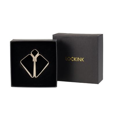 Затискачі для сосків LOCKINK Nipple Clamps - Golden SX0850 фото