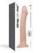 Насадка для страпона Strap-On-Me Dual Density Dildo Flesh L, диаметр 3,7см, двухслойная, гибкая SO2355 фото 4