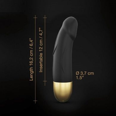 Вібратор Dorcel Real Vibration S Gold 2.0, діаметр 3,7см, перезаряджуваний, для точки G SO3565 фото