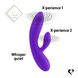 Гибкий вибратор кролик с двумя моторами FeelzToys Lea Rabbit Vibrator Medium Purple SO4431 фото 6