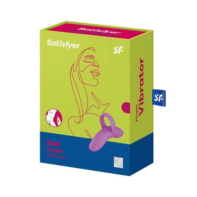 Вібратор на палець Satisfyer Bold Lover Dark Pink, гнучкий SO6720 фото