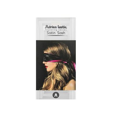 Повязка-лента из сатина 2в1 Adrien Lastic Satin Sash (повязка на глаза и лента для связывания) AD33519 фото