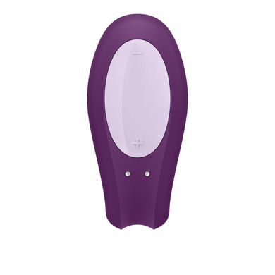 Смарт-вибратор для пар Satisfyer Double Joy Violet с широким клиторальным стимулятором SO3899 фото